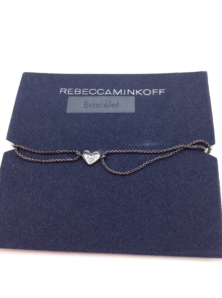 Pulsera Corazón Tono Hematita Rebecca Minkoff $38 RM35 Foto 3 de 4