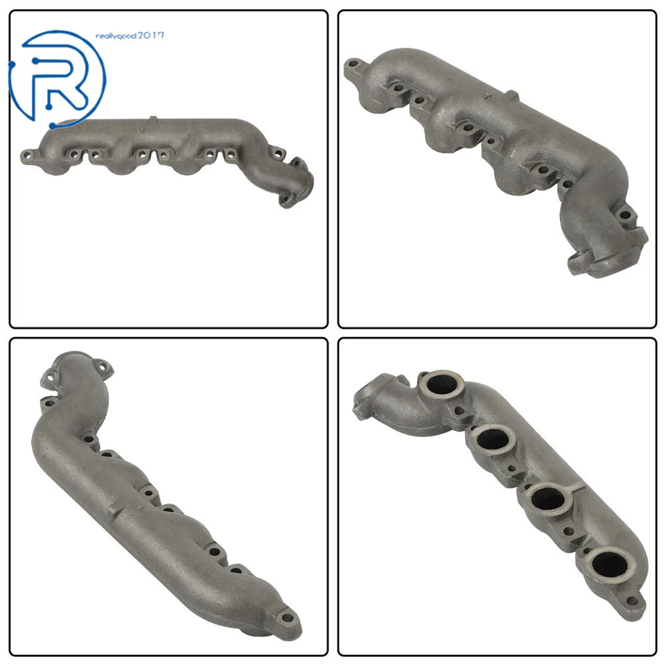 Par de colectores de escape con juntas para Ford F-250 F-350 F-Super Duty 1994-1997 L+R Foto 3 de 4