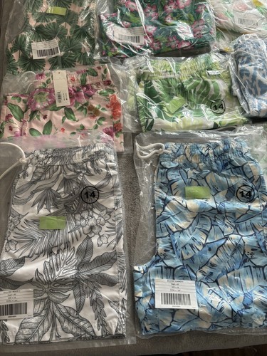 NWT Janie and Jack Swim Trunks Trunk Size 14 Lot Of 27 - Picture 21 of 24