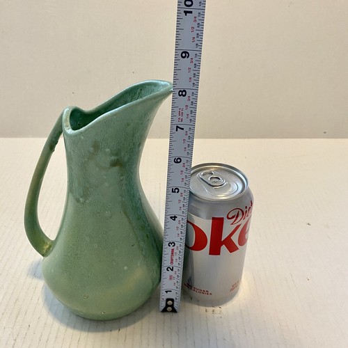 VTG Kaolena California Pottery Ceramic Drip Glaze Ceramic Pitcher Ewer MCM 8"H - Picture 9 of 9
