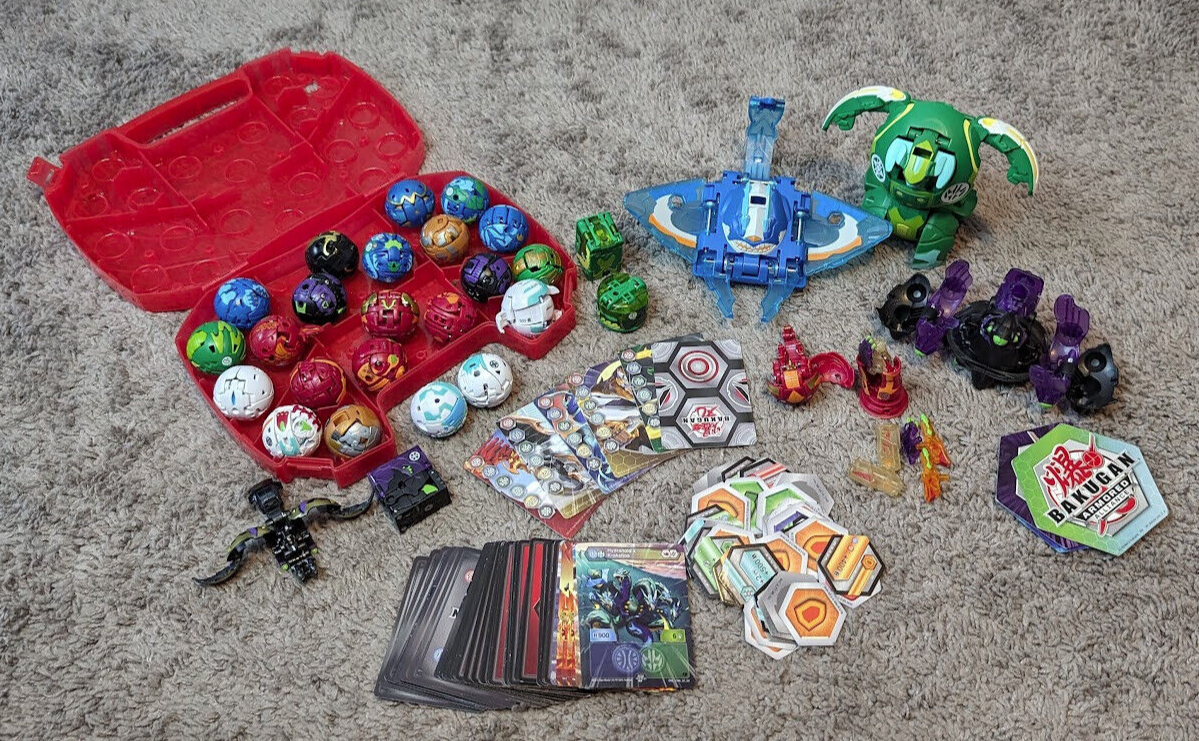 Huge lot of Bakugan Brawlers, Cards and Case | eBay
