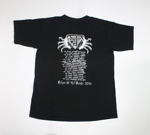 Asphyx T-Shirt Reign Of The Brute 2011 Tour Death Metal Band Shirt Men's Tee M - Picture 5 of 5