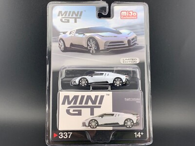 Mini GT Bugatti Centodieci White #337 1/64