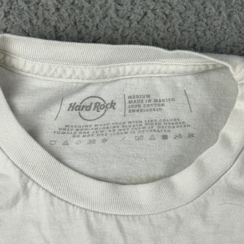 Hard Rock Cafe Shirt Adult Medium White New York Short Sleeve - Picture 6 of 13