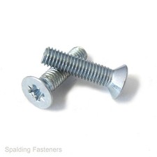 Image of Metric Zinc Plated Steel Countersunk Pozi Head Machine Screws M3, M4, M5 & M6