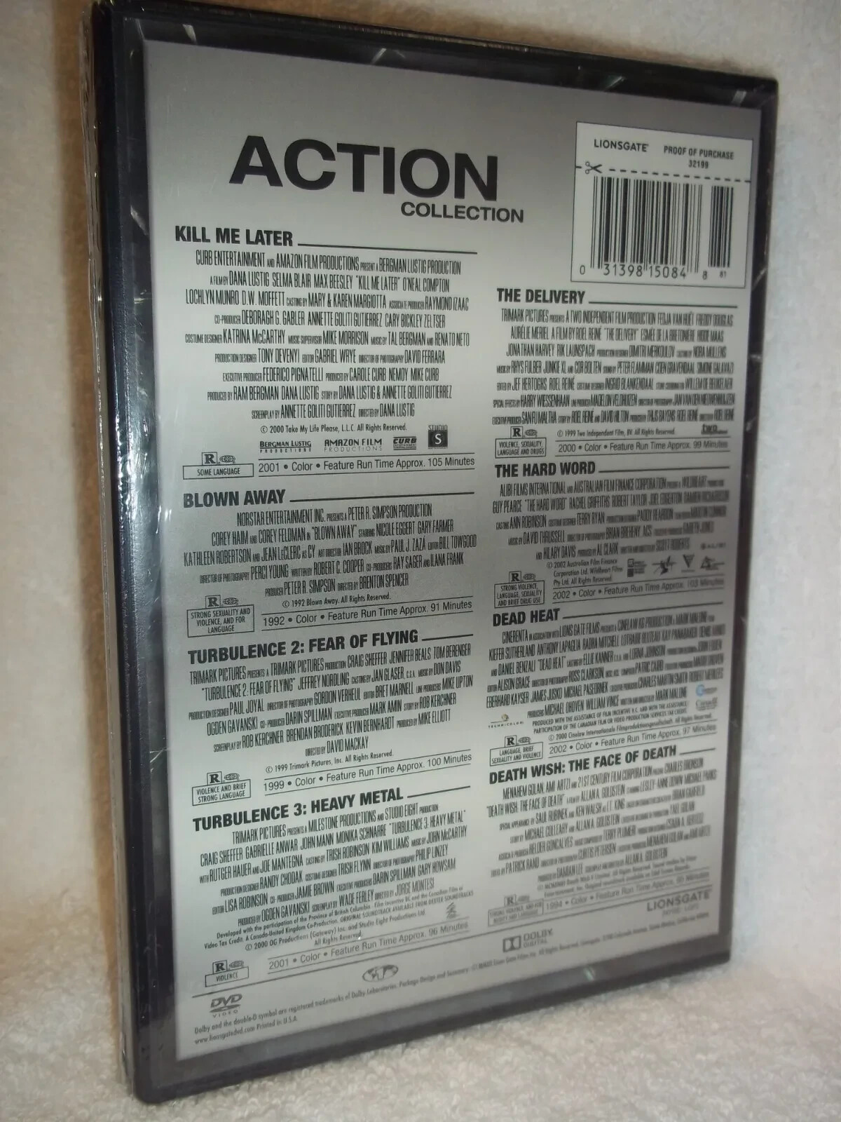 Blown Away + 7 BONUS Movies (DVD, 2003) Corey Haim Corey Feldman Nicole