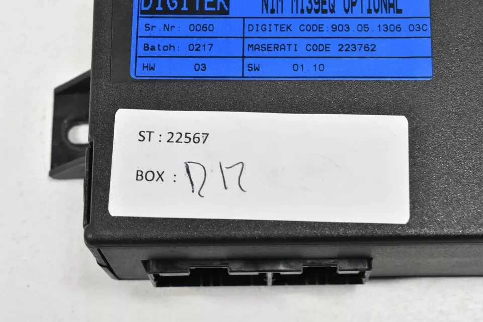 03-08 Maserati Quattroporte M139 Sunroof Control Module Unit OPT 223762 OEM