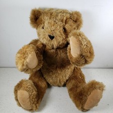 The Vermont Teddy Bear Company 16" Plush Brown Jointed Teddy Bear Made in USA