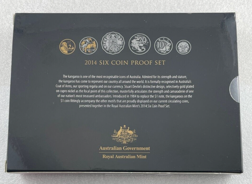 2014 Australia RAM Proof Special Edition Set - INCL Selectively Gold Plated $1! - Imagen 8 de 8