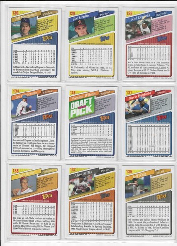 1993 Topps Baseball card singles #1 - 396 U Pick - Picture 113 of 400