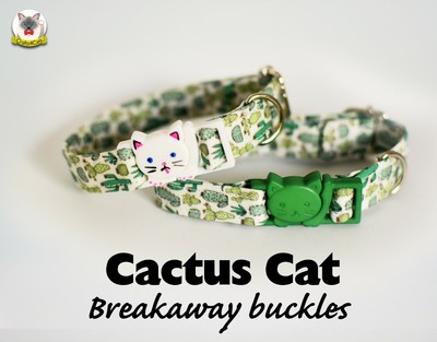 cactus cat collar