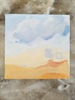 Original Oil Painting Modern Abstract Landscape Small Works Collect Fine Art — photo 2