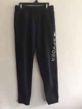 Spyder Boys Elastic Waist Sweatpants Heathered Black Size L 10/12 