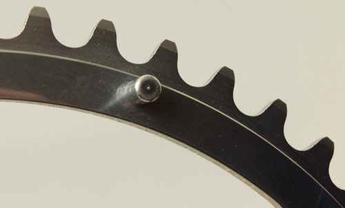 Campagnolo Super Nuovo Record Chainring. 53 Tooth, Error stamping. RARE. NEW NOS - Picture 5 of 5