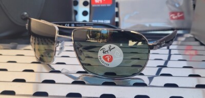 New Ray Ban RB3492 004/5862 Pilot Sunglasses Gunmetal w/ 62mm