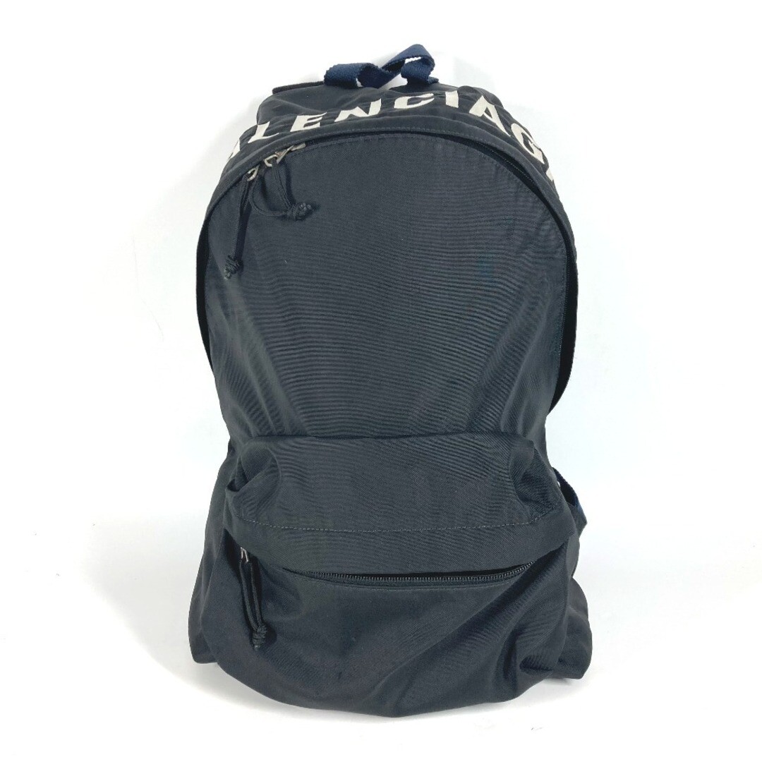 Balenciaga Wheel Logo 507460 Bicolor Backpack Bag Rucksack Nylon 