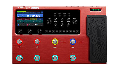 GP-200R Multi-Effects Processor Red, (with 9V power supply)