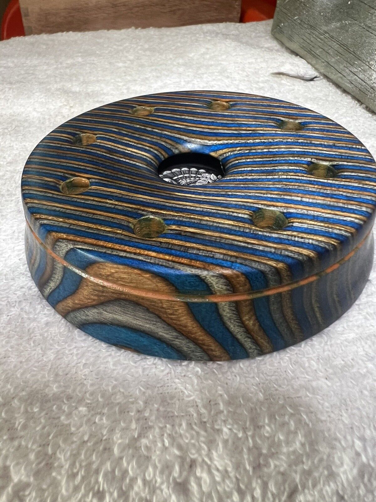 Friction/Pot Style Turkey Call Ceramic Over Slate With Striker And Cond. Stone