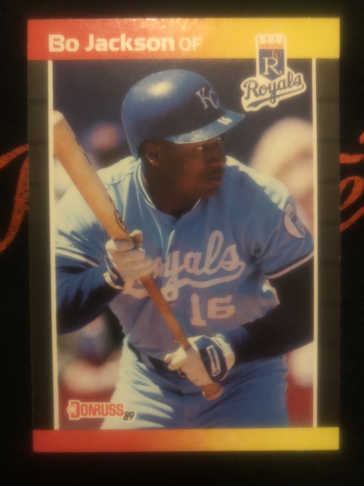 1989 Bo Jackson Donruss #208 - Royals