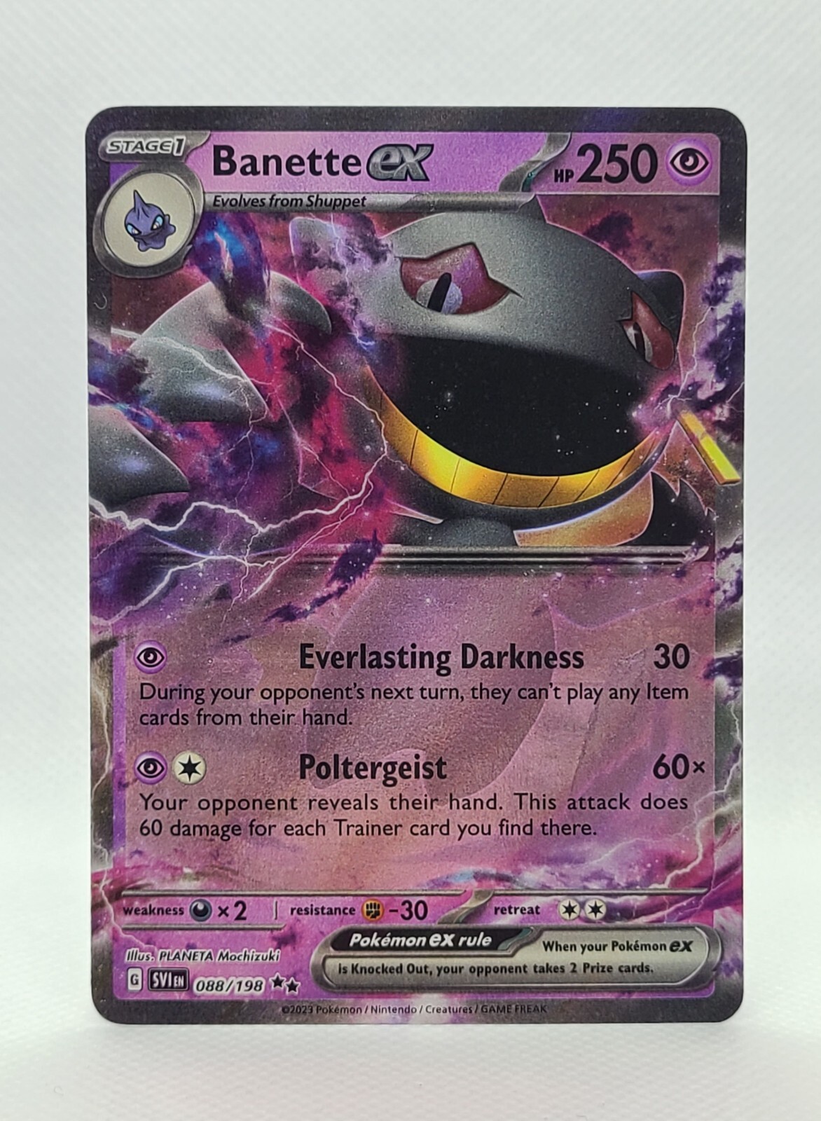 Banette EX 088/198 Scarlet & Violet Base Set Pokemon TCG NM