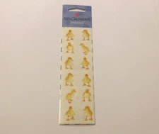 Mrs. Grossman's Lot of 3 Strips Brand New in Package Ducklings Stickers