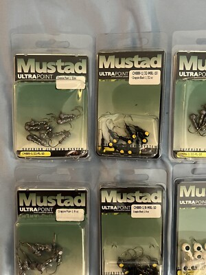 O. MUSTAD & SON, INC. Yellowtail Jig Head, 1/16 oz, Pearl, 10-Pack