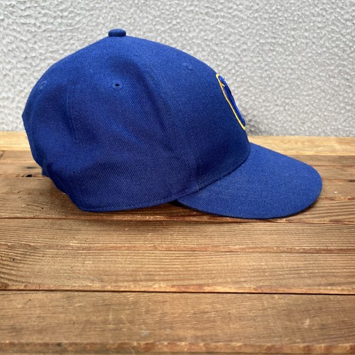 Milwaukee Brewers Hat Adult Blue Strap Back Cap Wool Blend Embroidered MLB - Picture 4 of 10