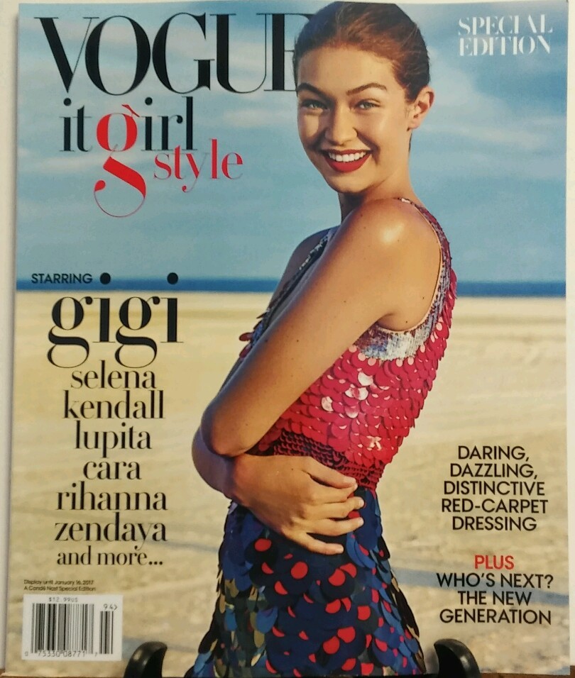 Vogue it girl style Gigi Hadid ジジハディッド Vogue It Girl Style Special Edition Fall 2016 Gigi Hadid FREE
