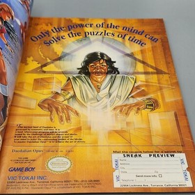 GAMEPRO #9 April 1990 Vintage Video Game Magazine Nintendo Sega Genesis Gameboy