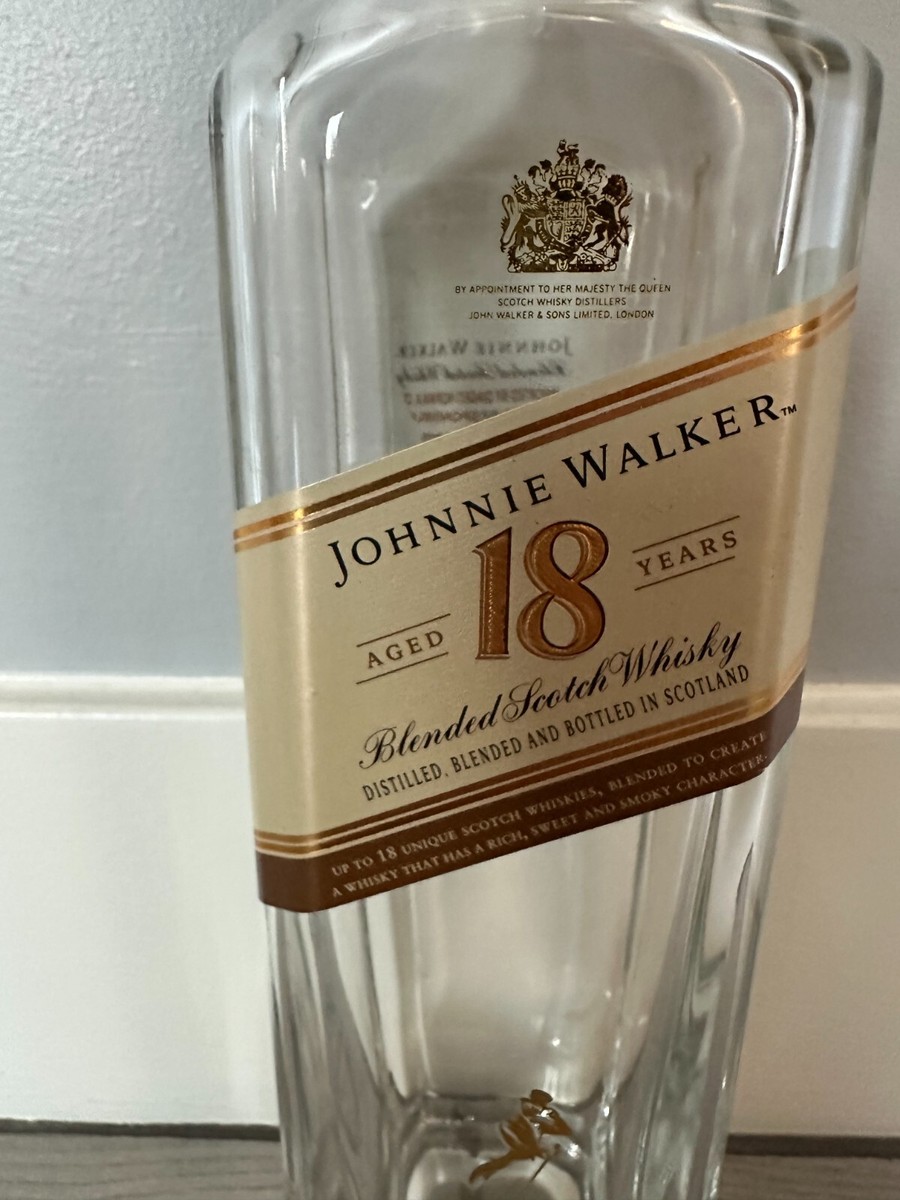 Johnnie Walker 18 Gold Label Scotch Whiskey EMPTY Bottle 750 ml