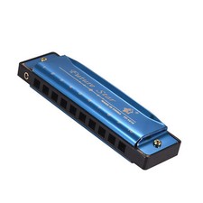 of C Diatonic Harmonica Mouthorgan with ABS Reeds Mirror Surface Design B5B4