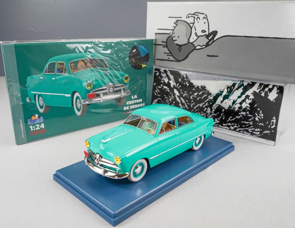 Moulinsart / Hachette - Tintin - 1 - Voiture 1/24 - La Custom de Sbrodj N° 40 - Objectif lune