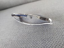 MATSUDA Titanium AVIATOR Sunglasses Model M3056 Shinny Silver Blue Lenses 54-17