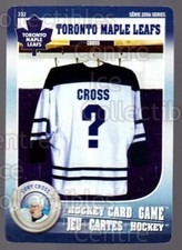 2006 Toronto Maple Leafs Hockey Card Game #332 Cory Cross