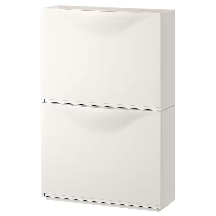IKEA　TRONES New White IKEA Trones shoe Storage Stackable cabinet Drawer