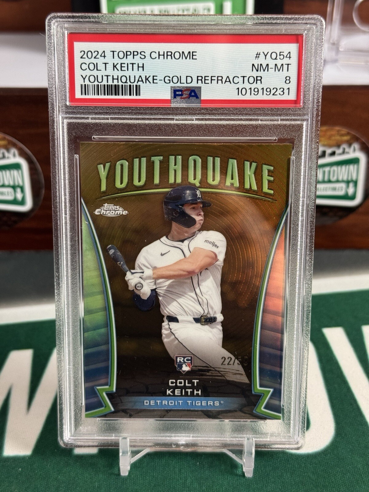 2024 Topps Chrome Update Series - Colt Keith Youthquake Gold Refractor /50