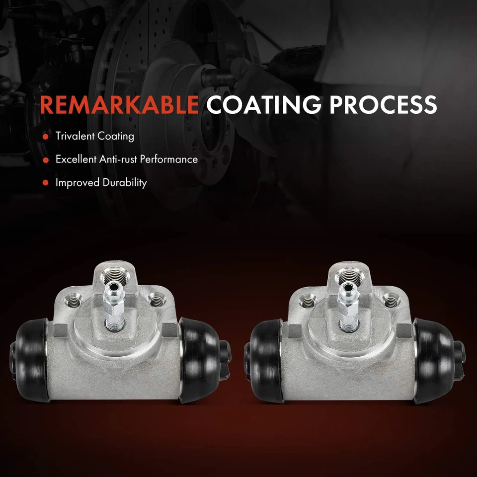 Cilindro de roda de freio a tambor traseiro esquerdo e direito para Nissan D21 1986-1989 Pathfinder - Imagem 3 de 4