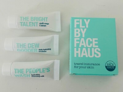 Face Haus Travel Set Daily Hydrating Emulsion + Multi-Mega C Serum + Cleanser