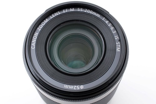 【Good】Canon Zoom Lens EF-M 55-200mm f/4.5-6.3 Black IS STM EOS 9517B002 F/S - Picture 10 of 10