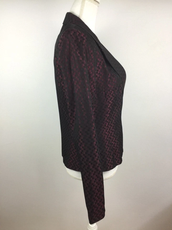 JS Collection Blazer Red / Black Blazer Jacket , Size UK 8 / US 6 - Image 3 of 4