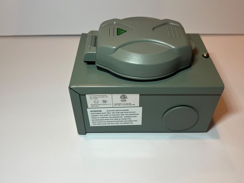50 Amp Generator Inlet Box 3 Prong with Pre-Drilled Holes - Picture 5 of 7