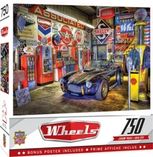 Puzzle - Jewel Of The Garage - 750 Piece Shelby Cobra Jigsaw Puzzle * Free Ship!
