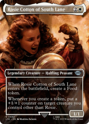 4x SCENIC BORDERLESS - Rosie Cotton of South  LOTR Lord of the Rings - NM