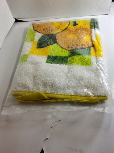 Vintage Morgan - Jones Kitchen Terry Cloth Fruit Apron - 100% Cotton - NEW - Picture 8 of 12