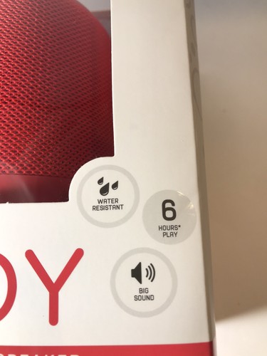BUOY RED Outdoor Wireless Speaker Bluetooth Water Resistant. New in Open box. - Picture 3 of 10