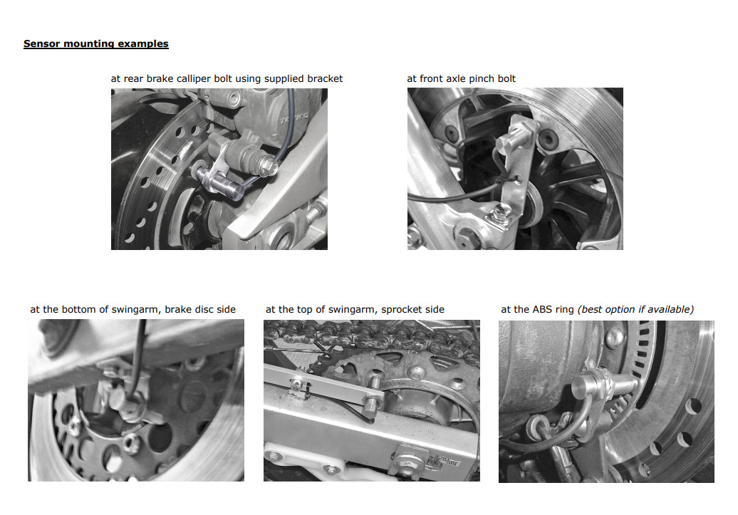 Kawasaki ALL with cable speedo all Healtech indicator Gipro GPXT + GPX-WSS RED
