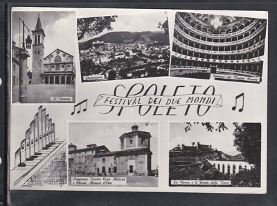 Postcard Spoleto Festival dei Due Mondi VIEWS L650
