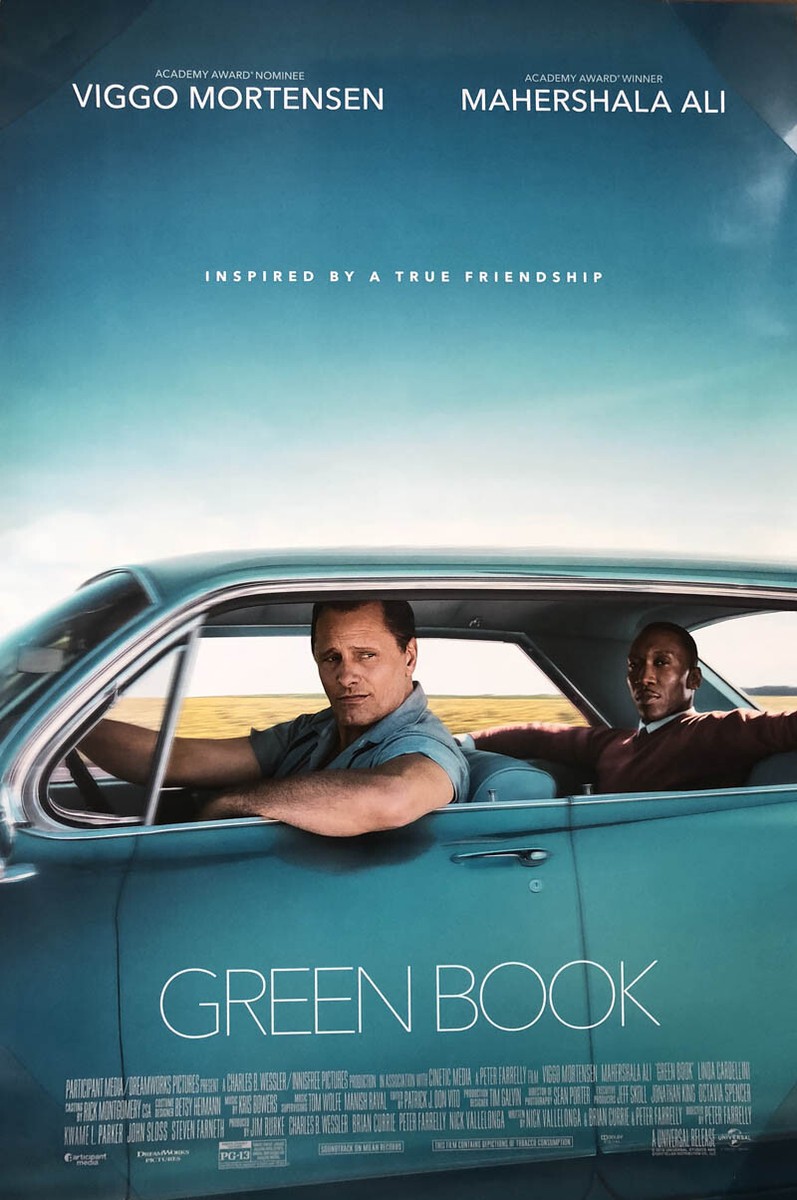 GREEN BOOK MOVIE POSTER DS ORIGINAL FINAL 27x40 VIGGO MORTENSEN