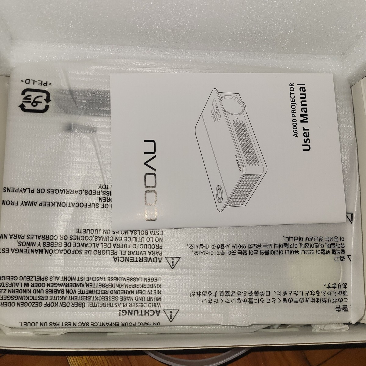 BNIB Cooau A6000 1080P Native 6800LM Projector White | eBay
