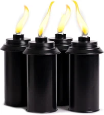 Torch Replacement Canisters (16 Oz). Compatible with Tiki Brands (Bamboo